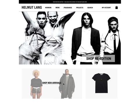 helmut lang website